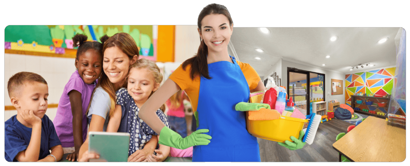 cna cleaning services has done a great job to convert a child care facility to look great